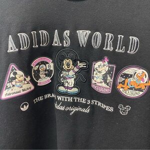 Adidas Black 'disney World' Sweatshirt